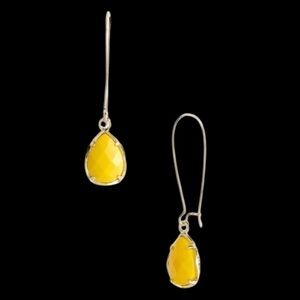 Kendra Scott Dee Gold Earrings in Bright Yellow